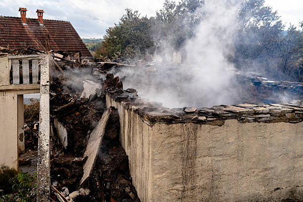 Professional Fire Damage Removal technician working in Richwood, TX